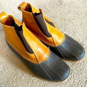 L.L. Bean slip on duck boots